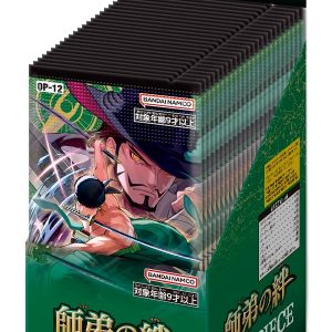 BANDAI ONE PIECE Card Game Master and Student Bonds (OP-12) Booster Box (Japanese) - 24 Packs